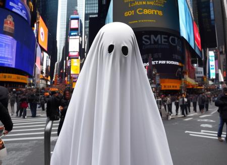 01542-_lora_Sheet Ghost - (-Trigger words are Sheetghost Person-)_1_ sheetghost person in times square new york.png